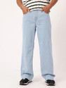 DAIME Loose Fit Men Light Blue Jeans