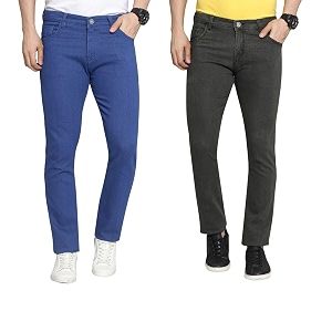 DAIS Mens Stretchable Slim Fit Mid Rise