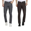 DAIS Men39s Stretchable Slim Fit Mid Rise