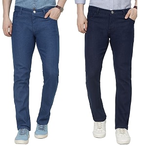 DAIS Mens Stretchable Straight Fit Mid Rise