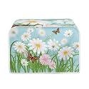 Daisy Butterfly 4 Slice Toaster Covers Kitchen Tool Protector Small Appliance Cover Dustproof Washable Covers Made of Polyester Anti-Scratch Women Gift