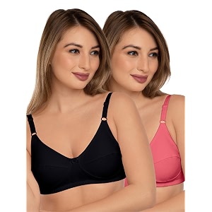 Daisy DEE Womens Cotton Seamed Non-Wired Regular