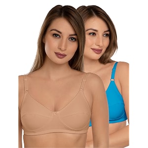 Daisy DEE Womens Cotton Seamed Non-Wired Regular