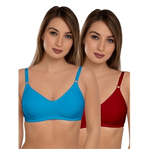 Daisy DEE Womens Cotton Seamed Non-Wired Regular