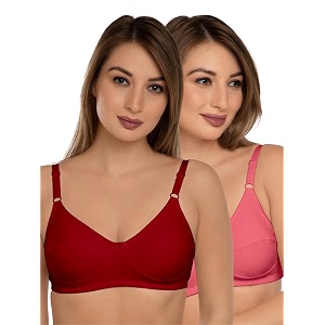 Daisy DEE Womens Cotton Seamed Non-Wired Regular