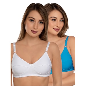 Daisy DEE Womens Cotton Seamed Non-Wired Regular