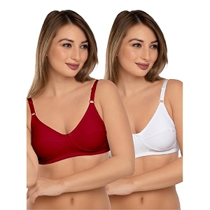 Daisy DEE Womens Cotton Seamed Non-Wired Regular