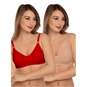 Daisy DEE Womens Cotton Seamed Non-Wired Regular