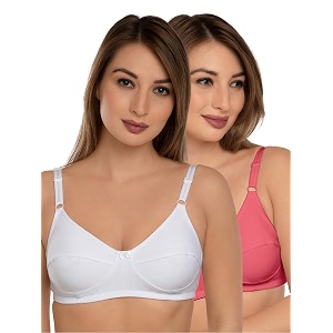 Daisy DEE Womens Cotton Seamed Non-Wired Regular