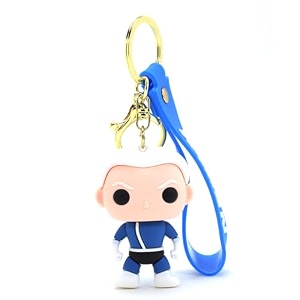 daiyamondo creative amazing elegant 3d silicone premium key rings with long bow suitable for car bike keychains bag charms gifts bag pendant