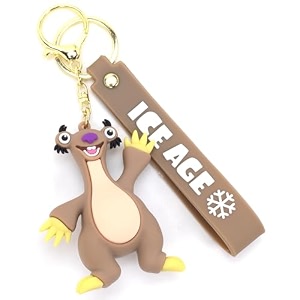 daiyamondo creative amazing elegant 3d silicone premium key rings with long bow suitable for car bike keychains bag charms gifts bag pendant