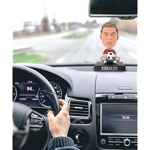 daiyamondo super hero anime action figure bobble head for car dashboard office amp study table decoration for everyone red green ronaldo