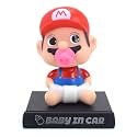 Daiyamondo Super Hero Anime Action Figure Bobble Head for Car Dashboard Office &amp; Study Table Decoration for Everyone (Baby Red Mar)