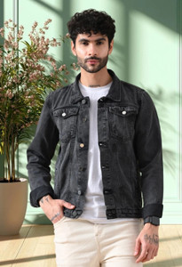 DAK Full Sleeve Solid Men Denim Jacket