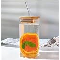 Reusable Glass Coffee Sipper with Lid and Straw, 350ml Leakproof Tumbler Travel Mug,Smoothies, Any Cold Hot Drinking Cups Pack of 1 (Multi Color) (Pack of 1)