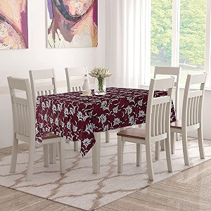 Dakshya Industries PVC Waterproof Withoutlace Dining Table