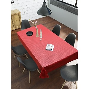 Dakshya Industries PVC Waterproof Withoutlace Dining Table