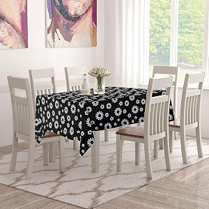 Dakshya Industries PVC Waterproof Withoutlace Dining Table