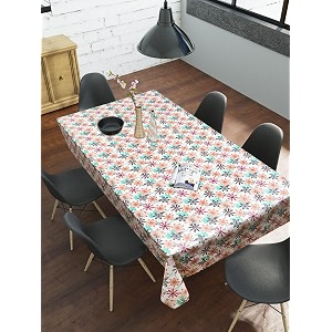 Dakshya Industries PVC Waterproof Withoutlace Dining Table