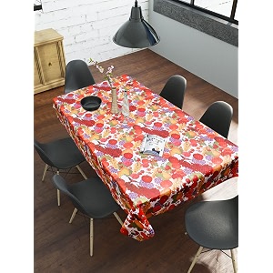 Dakshya Industries PVC Waterproof Withoutlace Dining Table