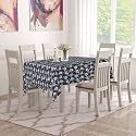 Dakshya Industries PVC Waterproof Withoutlace Dining Table