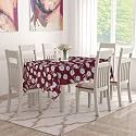 Dakshya Industries PVC Waterproof Withoutlace Dining Table