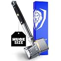 Dalstrong Meat Tenderizer Tool - NEW IMPROVED - Dual Sided, Extra-Large Meat Hammer - Premium High-Carbon Stainless Steel - Meat Mallet - Chef Pounder - Black G10 Handle