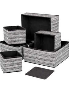 DALUCI 6 Pcs Clothes Storage Box and