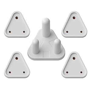 daluci baby proofing socket plug covers amp switch board cover for kids safety  electric socket protector amp dummy plug guards pack of 5 white - baby safety products for home