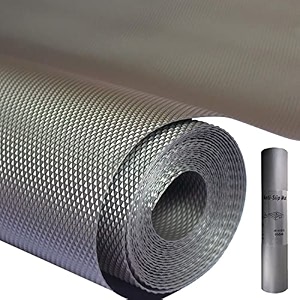 daluci eva anti slip shelf liners for kitchen shelves amp fridge mat  food grade washable drawer liners for kitchen cabinet table refrigerator  shelf liner sheet 45cm x 5 meters roll grey