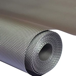 daluci multipurpose super strong eva anti-slip bathroom kitchen cabinet drawer shelf mat liner sheets roll fridge mat table mat 45cm x 15 meters roll grey