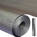 DALUCI EVA Anti Slip Shelf Liners for Kitchen Shelves & Fridge Mat – Food Grade, Washable Drawer Liners for Kitchen, Cabinet, Table, Refrigerator – Shelf Liner Sheet (45cm X 5 Meters Roll, Grey)