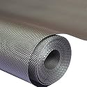 DALUCI Multipurpose Super Strong EVA Anti-Slip Bathroom Kitchen Cabinet Drawer Shelf Mat Liner Sheets Roll, Fridge Mat, Table Mat (45cm X 1.5 Meters Roll, Grey)