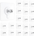 DALUCI Nail Free Wall Screw Adhesive No Drilling Bathroom Installation Hook 20