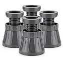 DALUCI Washing Machine Pads Anti Vibration Pads Adjustable Washing Machine Stand Rubber Pad for Appliances Set of 4