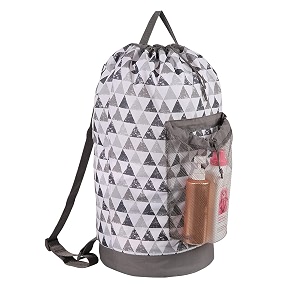 dalykate backpack laundry bag laundry backpack with shoulder straps and mesh pocket durable nylon clothes hamper bag with drawstring closure for college travel laundromat apartment