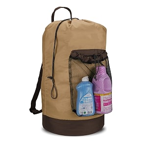 dalykate backpack laundry bag laundry backpack with shoulder straps and mesh pocket durable nylon clothes hamper bag with drawstring closure for college travel laundromat apartment