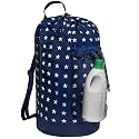 Dalykate Backpack Laundry Bag, Laundry Backpack with Shoulder Straps and Mesh Pocket Durable Nylon Clothes Hamper Bag with Drawstring Closure for College, Travel, Laundromat, Apartment