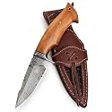 Damascus Handcrafted Steel Fixed Blade Knife 10" - Predator Hunter