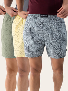 damensch pack of 3 breeze printed men boxer