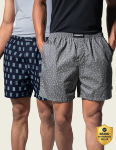 damensch cotton side pocket printed men boxer