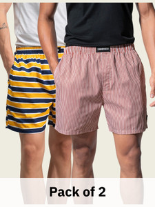 damensch cotton side pocket printed men boxer