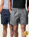 Damensch Cotton Side Pocket Printed Men Boxer