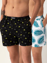Damensch Pack of 2 Cotton Side Pocket Printed Men Boxer