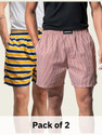 Damensch Cotton Side Pocket Printed Men Boxer