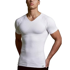 damensch form shapewear for men comfortable and stretchy body shaper for man posture correcting tummy tucker breathable gynecomastia compression t shirt ideal for parties shirt tucker for men