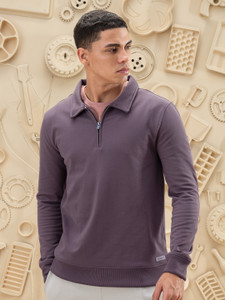 damensch men full sleeve solid sweatshirt