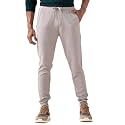 DAMENSCH Men's Regular Fit Mid Rise Ottoman Joggers | Stylish Joggers for Casual Wear