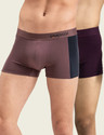 Damensch Pack of 2 Micro Modal Stretch Anti-Bacterial Colorblock Men Trunk
