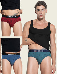 damensch men deo-cotton deodorizing v shape brief